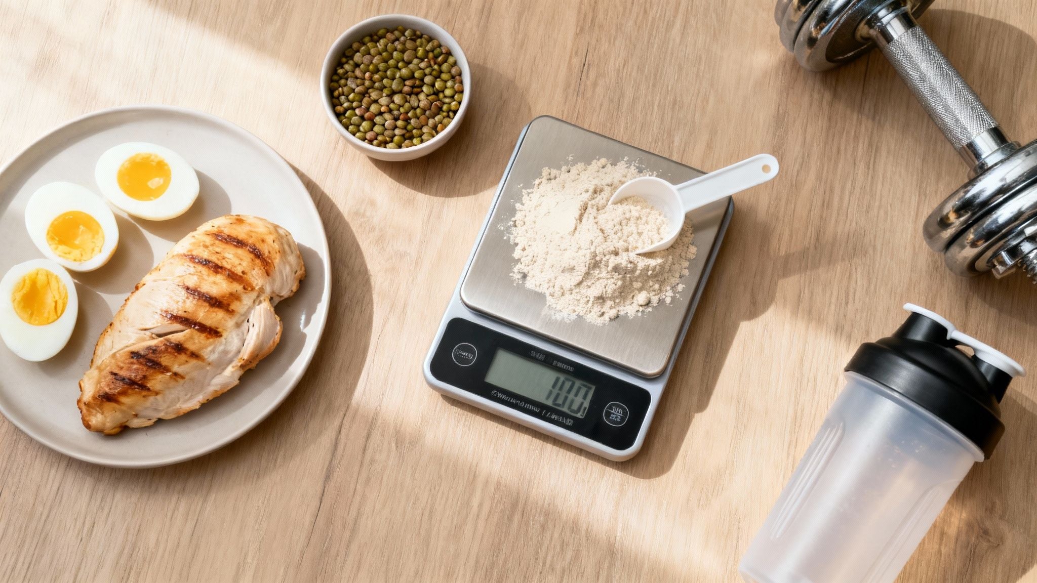 Wie viel Protein pro Tag für den Muskelaufbau? Dein Plan zum Erfolg