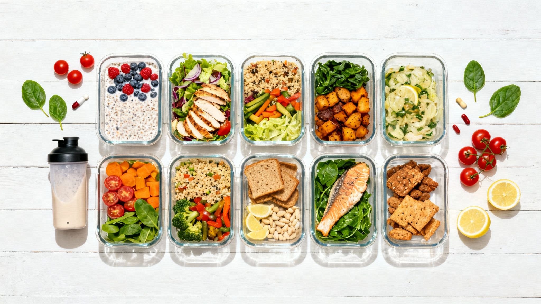 10 gesunde Meal Prep Rezepte zum Abnehmen & Fit werden