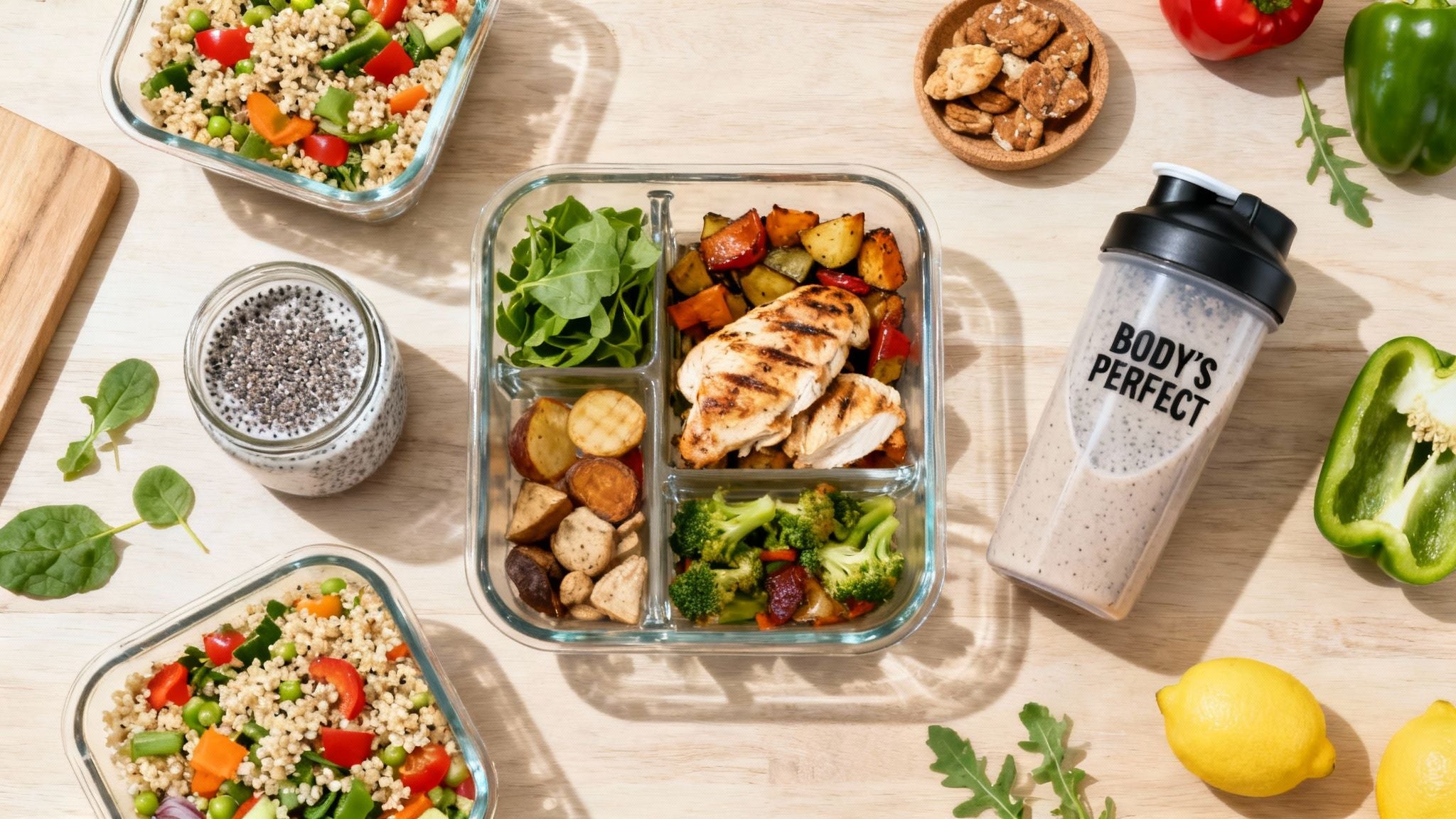 Meal Prep Rezepte zum Abnehmen: Dein einfacher Plan für leckeren Erfolg